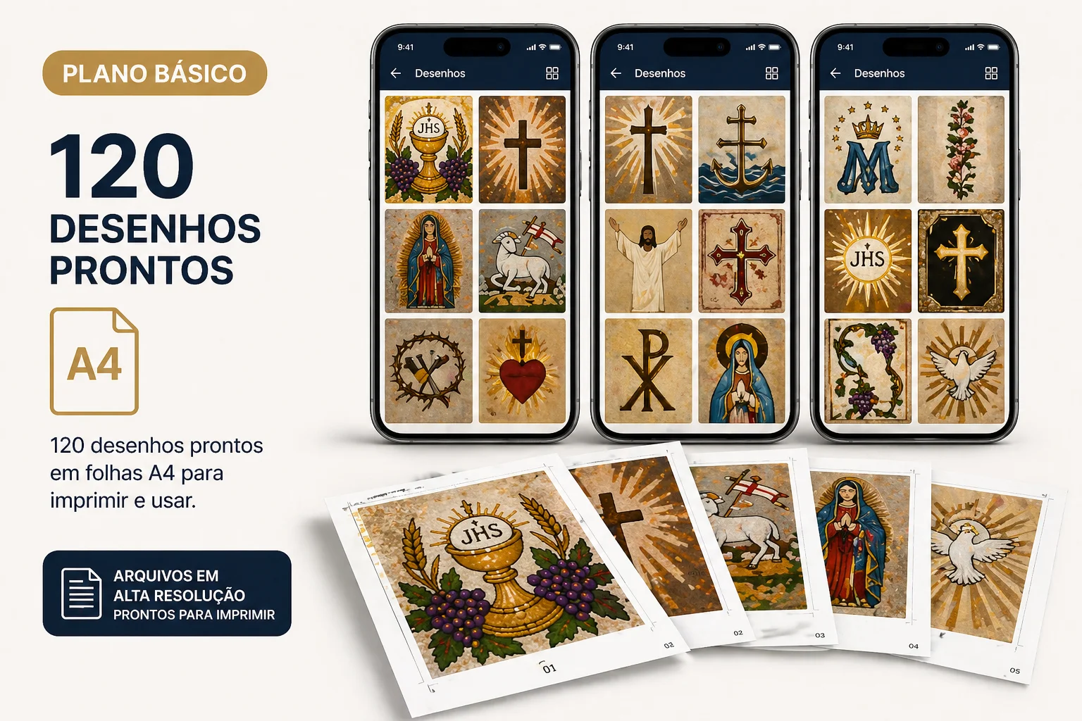 Plano Básico: 120 Desenhos